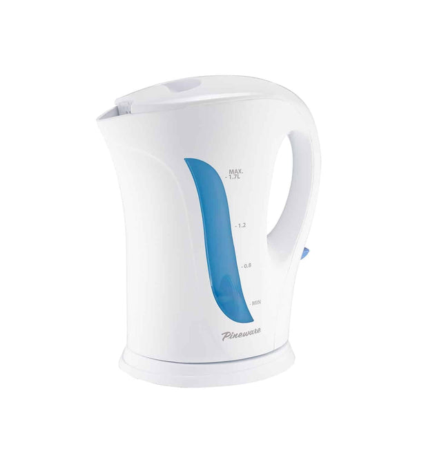Pineware PCPK03W 1.7L Cordless Electric Kettle White with Auto Shut-Off