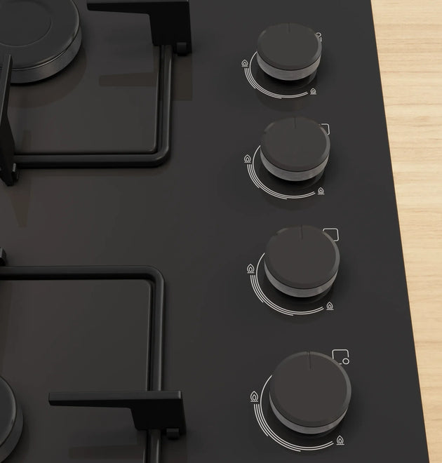 Bosch POP6CP30M 60cm Tempered Glass 4-Burner Gas Hob with Flame Safety