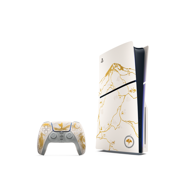 PlayStation 5 Console - Ghost of Yotei Gold Limited Edition Bundle