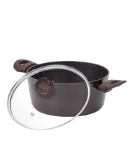 Resto Carina 24cm 4.7L Non-Stick Induction Casserole with Glass Lid