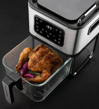 Russell Hobbs RHAFG58 2-in-1 Air Fryer Griller with Glass Drawer & 13 Presets
