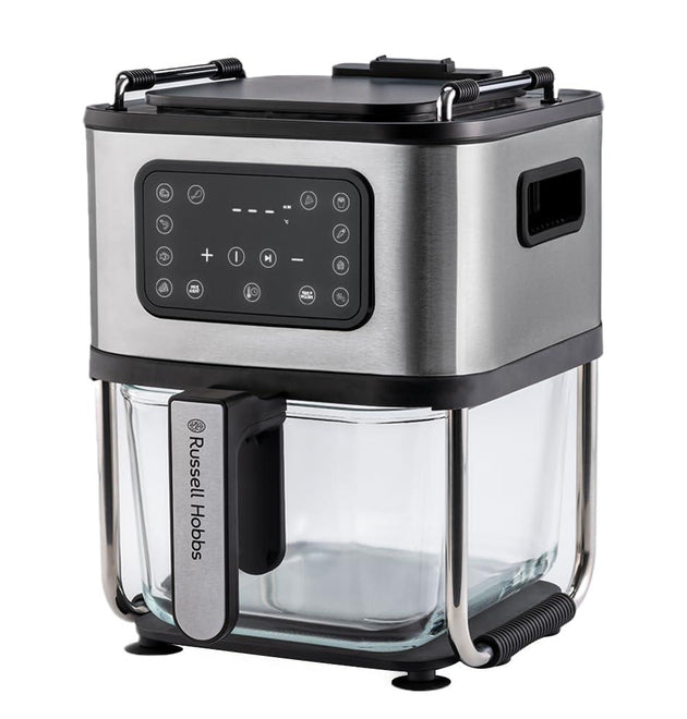 Russell Hobbs RHAFG58 2-in-1 Air Fryer Griller with Glass Drawer & 13 Presets