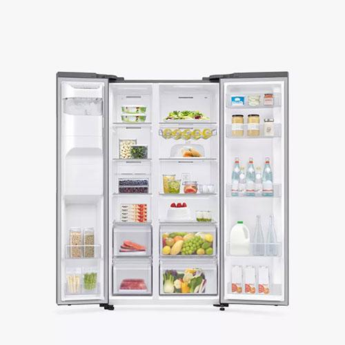 Samsung RS65DG Side-by-Side Refrigerator: SpaceMax, All-Around Cooling, Digital Inverter