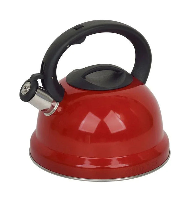 Alliance AHA-SK30 3-Liter Red Whistling Stove Top Kettle