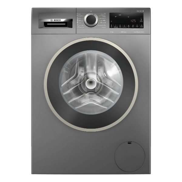 Bosch Series 4 10kg Front Load Washer: EcoSilence, Steam Assist, AntiStain Technology