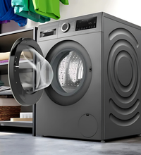 Bosch Series 4 10kg Front Load Washer: EcoSilence, Steam Assist, AntiStain Technology
