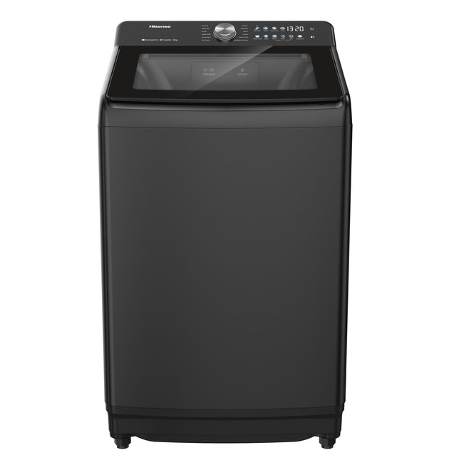 Hisense WT7T2125DB 46lb Black Top Loader Washing Machine Smart Inverter