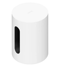 Sonos Sub Mini Wireless Subwoofer: Deep Bass for Home Theater in White