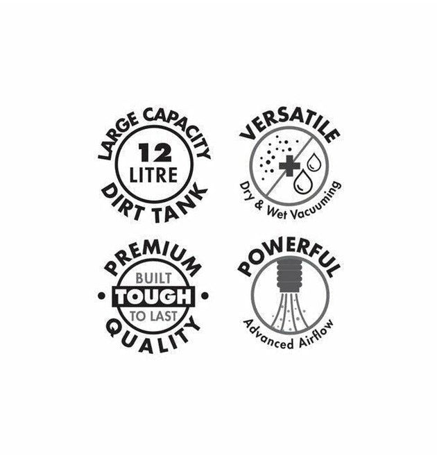 Bennett Read HVC212 Tough 12 Vacuum Cleaner - New World