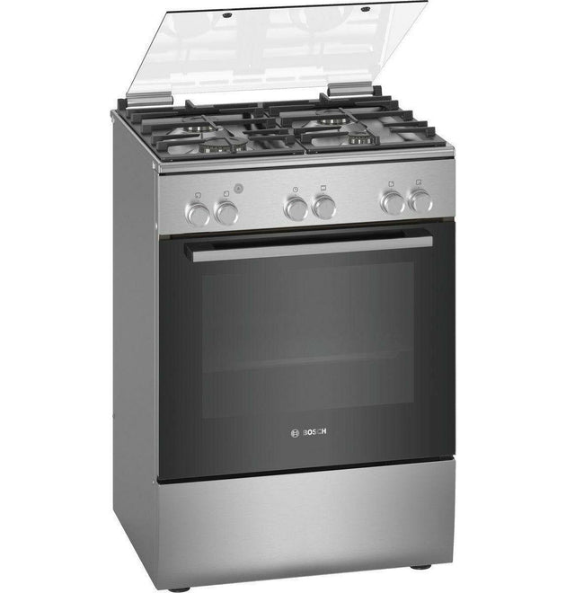 Bosch HGA120E50Z 24-inch Freestanding Gas Cooker: 4 Burners, Spacious Gas Oven