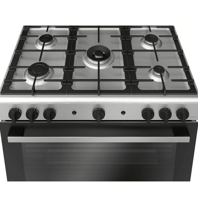 Bosch HGV1F0Y50Z 36-inch Freestanding Gas Range Cooker with Wok Burner