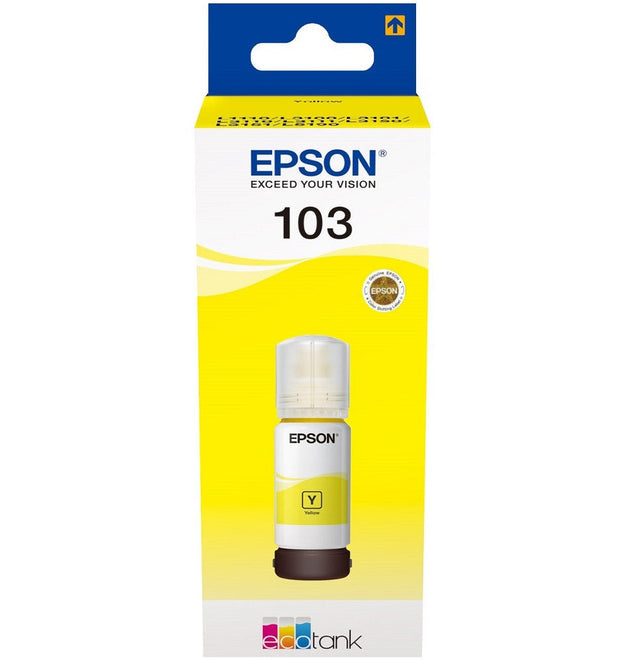 Epson 103 Ink Bottle Yellow EcoTank Original 65ml Single-pack