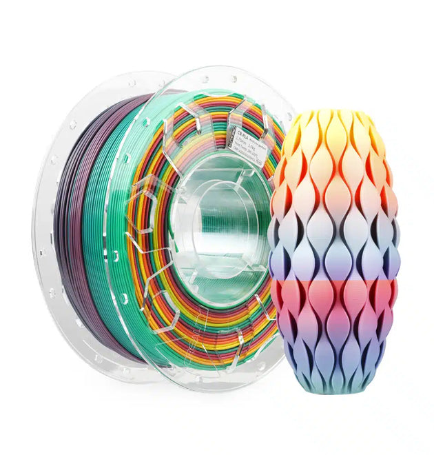 Creality 3D CR-PLA Filament 1Kg - Multicolor Gradient (Rainbow) 3301010010