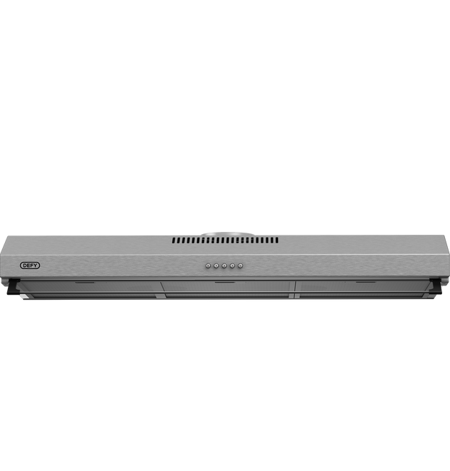 Defy DCH90SS Wall Mount Flat Glass Cooker Hood - Powerful Kitchen Ventilation