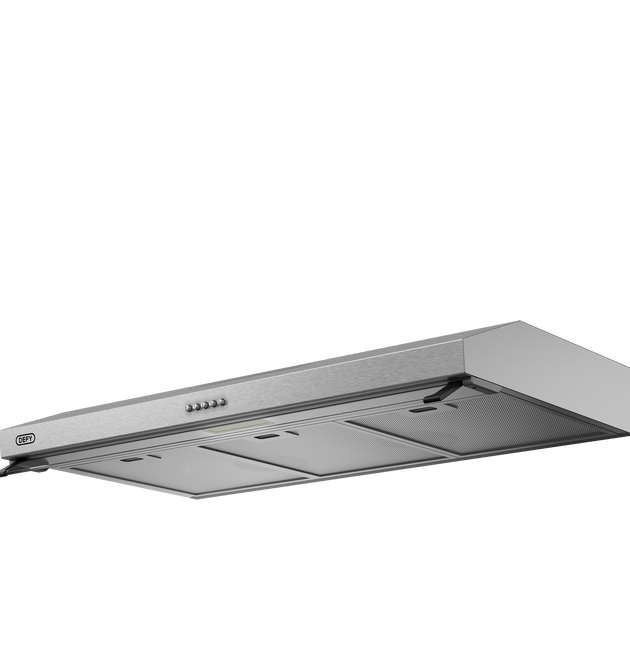 Defy DCH90SS Wall Mount Flat Glass Cooker Hood - Powerful Kitchen Ventilation