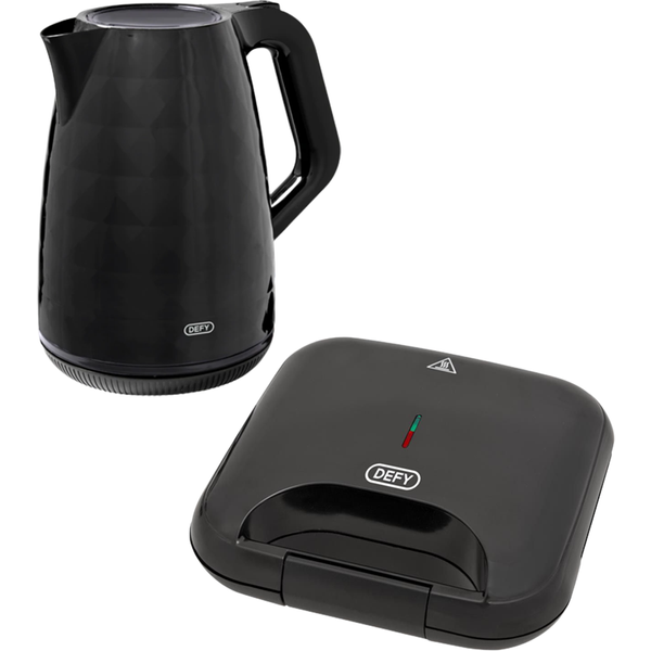 Defy DSB011 2200W Diamond Kettle & 900W 2-Slice Snackwich Set