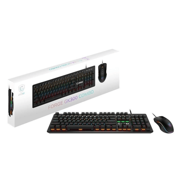 MSI Forge GK300 Gaming Keyboard and Mouse Combo