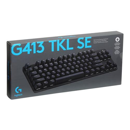 Logitech G413 TKL SE Mechanical Wired Gaming Keyboard - Black