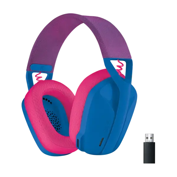 Logitech G435 Lightspeed Wireless Gaming Headset - Blue & Purple