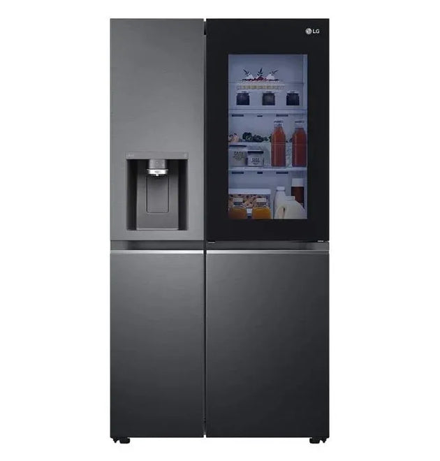 LG 611L InstaView Door-in-Door Smart Side-by-Side Refrigerator with UVnano Dispenser