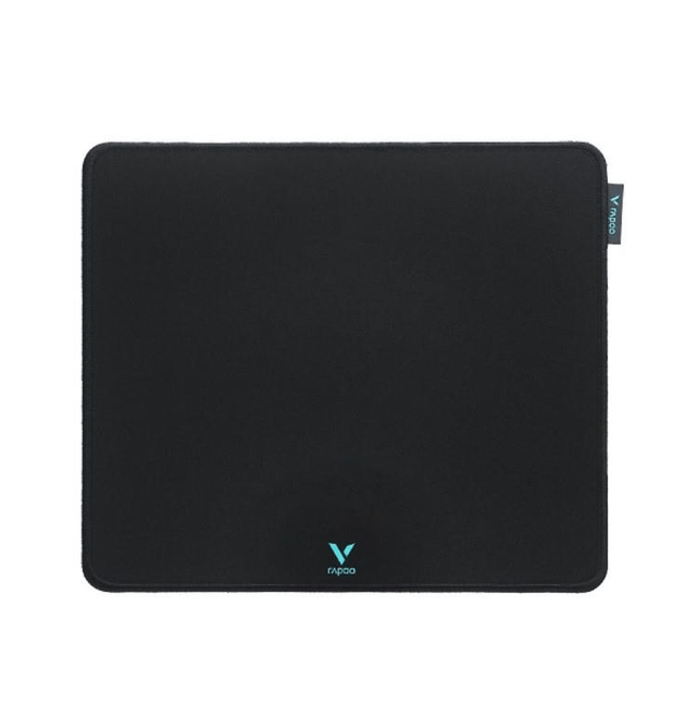 Rapoo Solid Mouse Pad with Rapoo Logo - Black