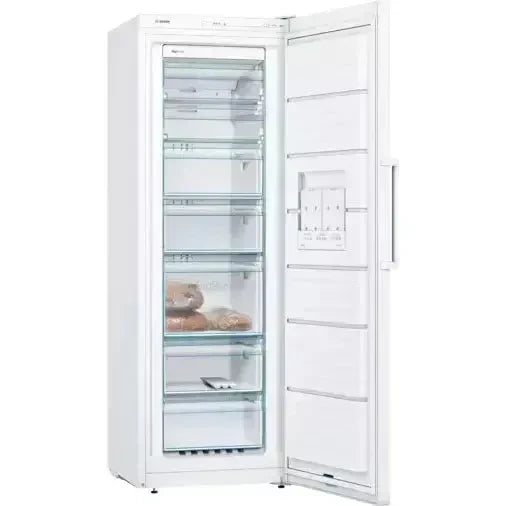 Bosch GSN33VW31Z NoFrost Upright Freezer: VarioZone BigBox Smart Storage