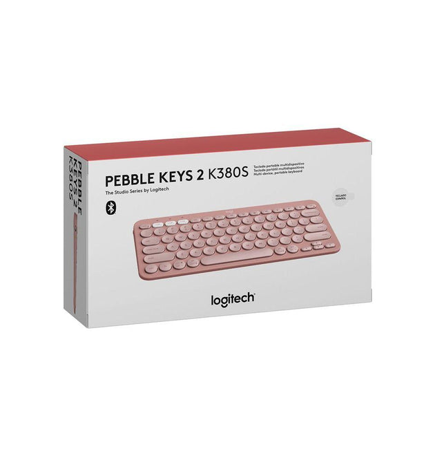 Logitech Pebble Keys 2 K380s Bluetooth Keyboard - Rose