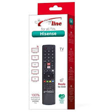 Jolly Line Universal Replacement Remote for Hisense Smart TVs, Easy Plug-and-Play