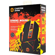 Canyon Hazard GM-6 Wired Optical Gaming Mouse Black/Orange