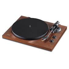 TEAC TN-280BT Bluetooth Belt-Drive Turntable: Wood Finish, Built-in Phono EQ