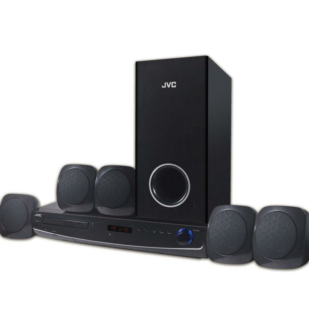 JVC TH-N767 5.1-Channel Surround Sound Home Theatre System with DVD, USB, and FM Tuner