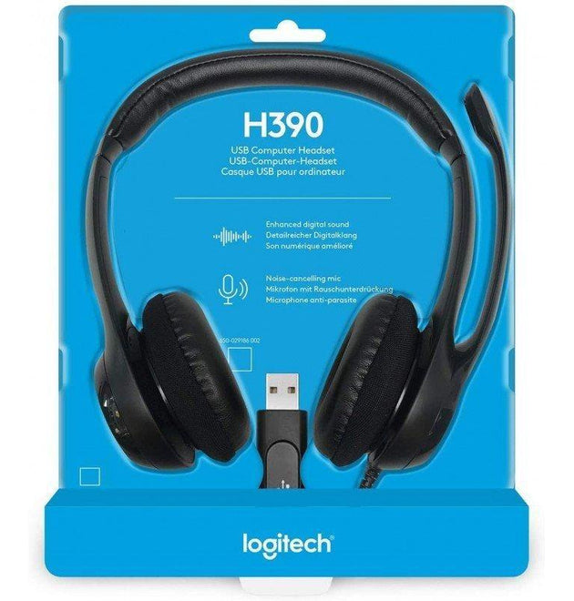 Logitech H390 USB Headset - New World