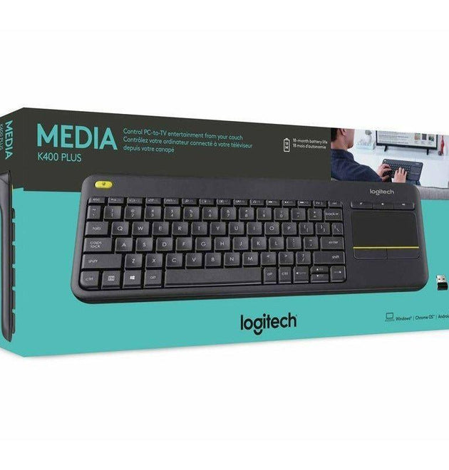 Logitech K400 Plus Wireless Touch Keyboard - New World