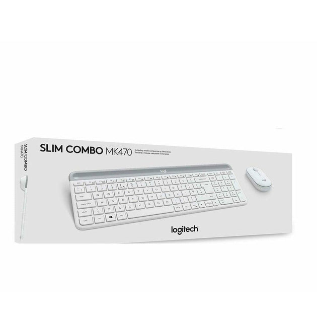Logitech Mk470 Wireless Slim Combo - Off White