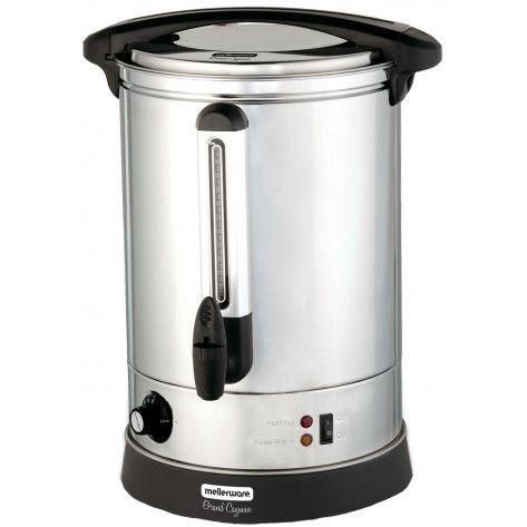 Mellerware 20L Large Stainless Steel Urn, Variable Thermostat, Boil Dry Protection
