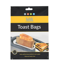 NoStick Reusable Toaster Bags for Quick Clean Sandwiches 2-Pack