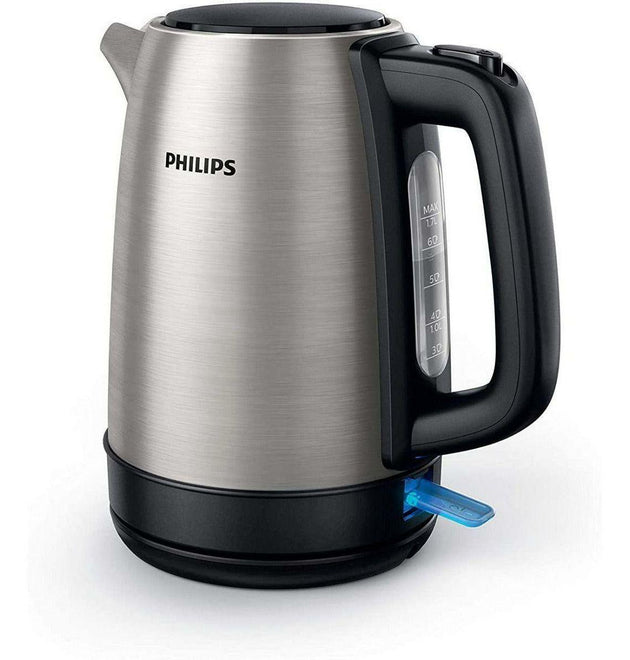 Philips HD9350/90 Stainless Steel 1.7L Electric Kettle with Energy-Saving Indicators