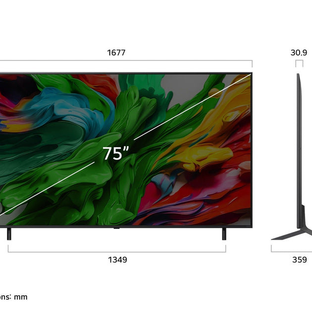 LG 75QNED86A6A 75-inch 4K QNED MiniLED AI Smart TV 120Hz webOS25