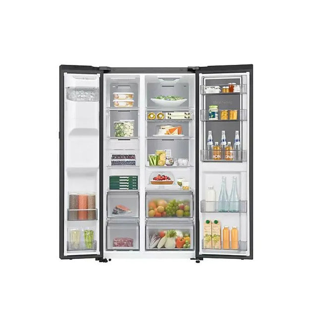 Samsung Bespoke AI Side-by-Side Refrigerator with Food Showcase & Smart Control