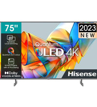 Hisense 75U6K Quantum ULED 4K Smart TV with AX2107G 2.1ch Soundbar