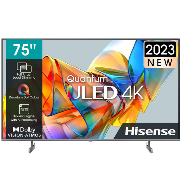 Hisense 75U6K Quantum ULED 4K Smart TV with AX2107G 2.1ch Soundbar