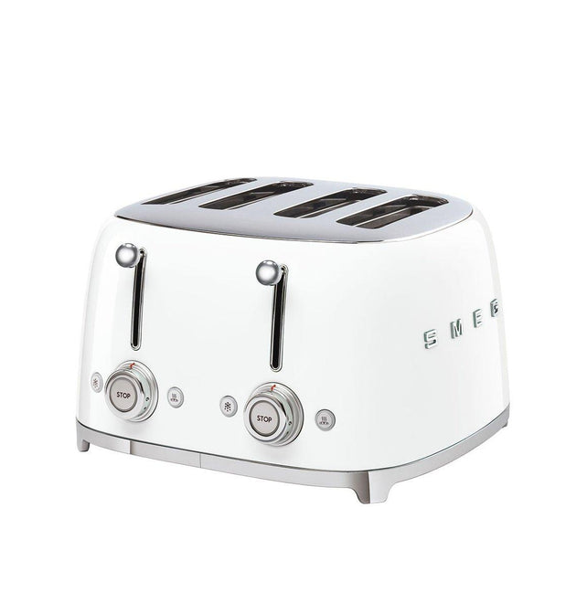 Smeg 50's Retro Style 4 Slice Toaster - TSF03WHSA - New World