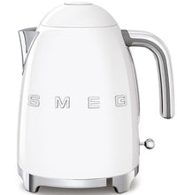 Smeg KLF03WHSA 50's Retro White Electric Kettle with Soft-Opening Lid
