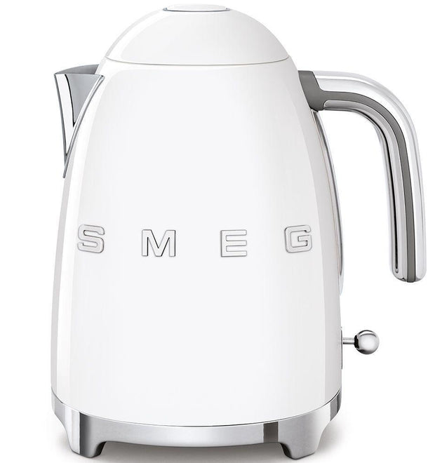Smeg KLF03WHSA 50's Retro White Electric Kettle with Soft-Opening Lid