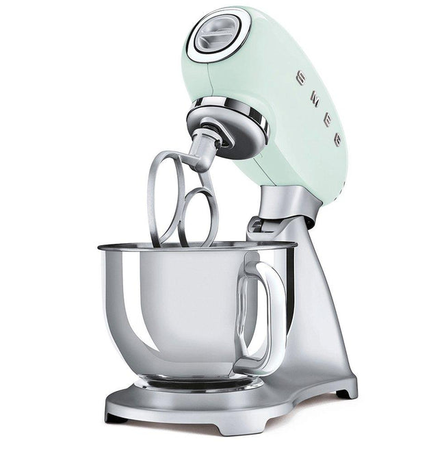 Smeg 50s Style Retro Stand Mixer Pastel Green 800W Powerful Kitchen Appliance