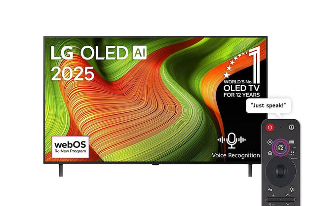 LG OLED65B56LA 65-inch 4K 120Hz OLED Smart TV Alpha 8 AI