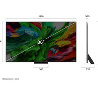 LG 86QNED86A6A 86-inch 4K QNED MiniLED Smart TV α8 AI Processor