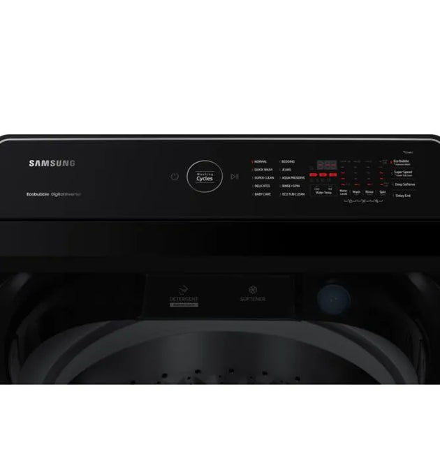Samsung 21kg Top Load EcoBubble Washer: Digital Inverter, Magic Filter, Soft Close