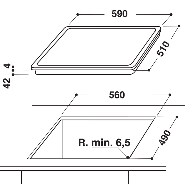 Whirlpool AKT8210LX 60cm Ceramic Hob: Flexible Cooking Zones and Touch Control