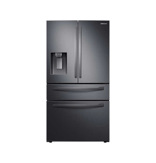 Samsung Bespoke 4-Door French Door Smart Refrigerator, Beverage Center, Clean Steel Finish